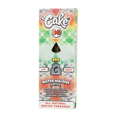 Cake Moneyline Disposable Vape Pen Water Malone G Dr Ganja