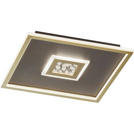 Plafonnier LED Panneau De Plafond Plat Salon Couleur Rouille Plafonnier