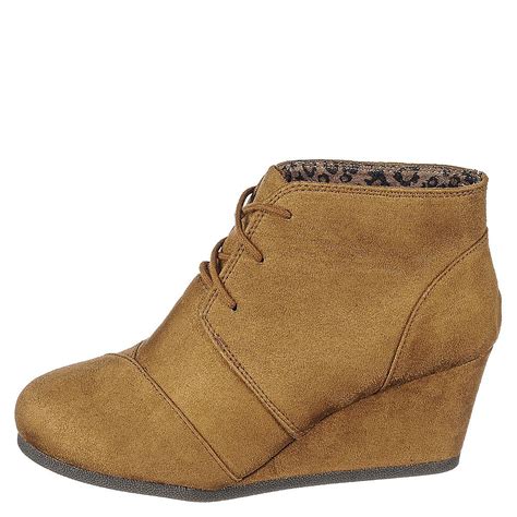 SHIEKH Women S Lace Up Wedge Bootie Rex S FD REX S HAZEL Shiekh