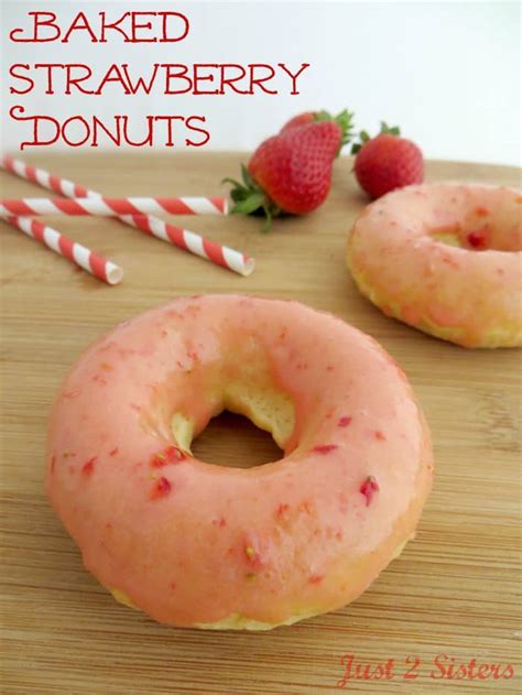 Baked Strawberry Donuts Recipe