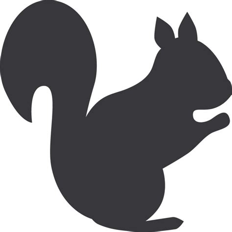 Download High Quality Squirrel Clipart Silhouette Transparent Png