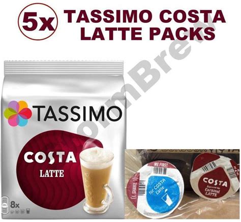 Tassimo Costa Latte Pods Per Pack • See Best Price