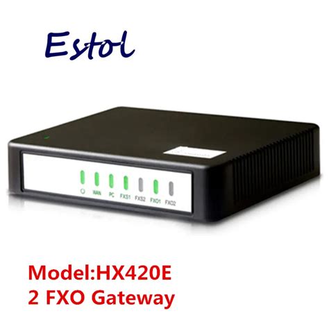 Newrock adaptador voip barato 2 fxo sip gateway fácil configuração