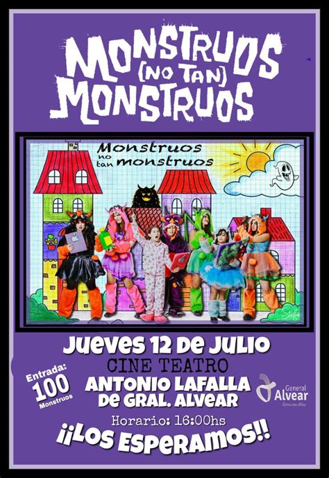 VUELVE EL TEATRO A GENERAL ALVEAR CON MONSTRUOS NO TAN MONSTRUOS