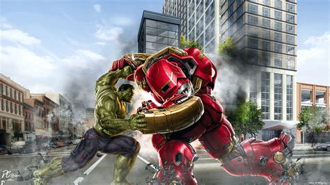 Hulk Vs Hulkbuster Ironman Vs Hulk HD Wallpaper Pxfuel