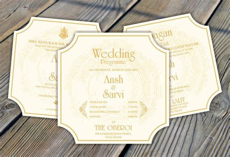 Customized Designer Cards Voguish Wedding Invitations