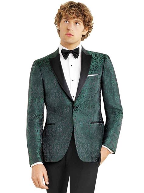 Green Paisley Tuxedo Tuxedo Suits San Jose