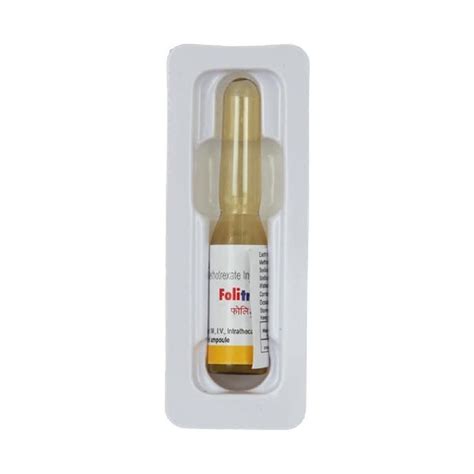 Methotrexate Folitrax Mg Injection Ipca Laboratories X Unit At