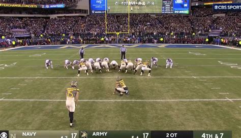 Video: Army Beats Navy On Game-Winning Field Goal In Overtime - The Spun