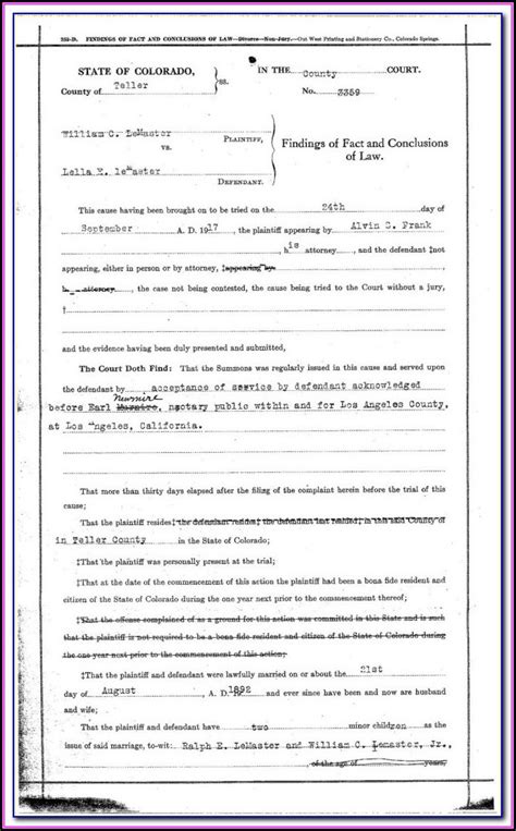 El Paso County Divorce Filing Fee Form Resume Examples 1zv8men23x