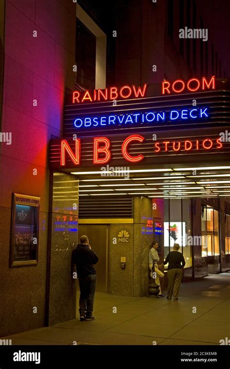 NBC Studios, Midtown Manhattan, New York City, New York, USA Stock ...