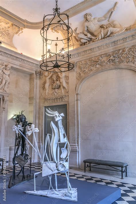 Interior Of Picasso Museum Of Paris Picasso Museum One Of Largest