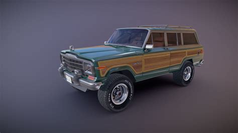 3d Model Offroad Jeep Wagoneer Vr Ar Low Poly Cgtrader