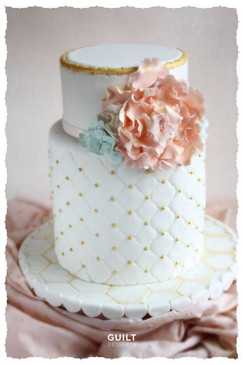 Wedding Bloom Cake Decorated Cake By Guilt Desserts Cakesdecor