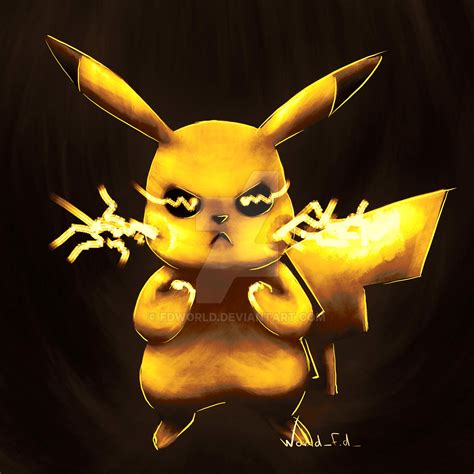 Fanart_Pokemon_Pikachu by FDworld on DeviantArt