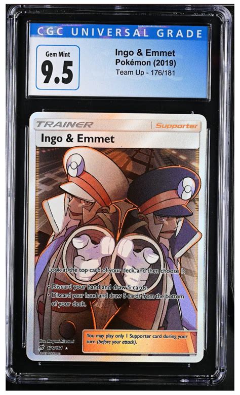 CGC 9.5 Ingo & Emmet Full Art Trainer (Graded Card) – Phurion's Pokemon