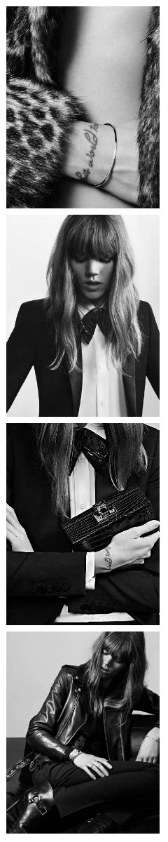 Freja Beha Erichsen For Saint Laurent Pre Fall 2013