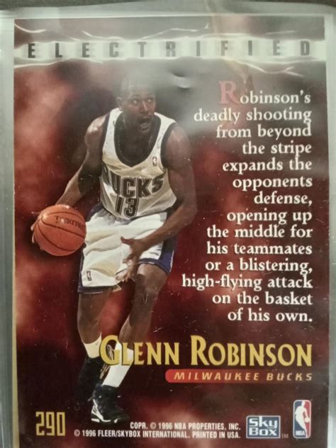 Glenn Robinson Prices Skybox Premium Basketball Cards