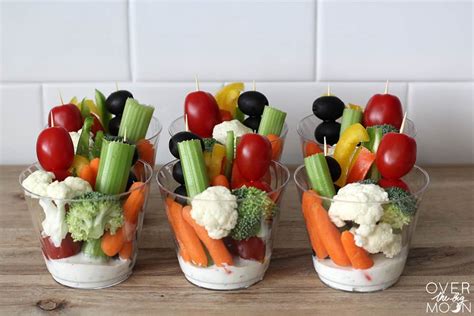 Easy Veggie Cups Over The Big Moon