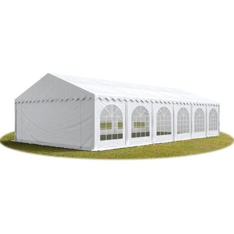 6x12 MTendone Per Feste PREMIUM PVC Bianco 100 Impermeabile Gazebo Da