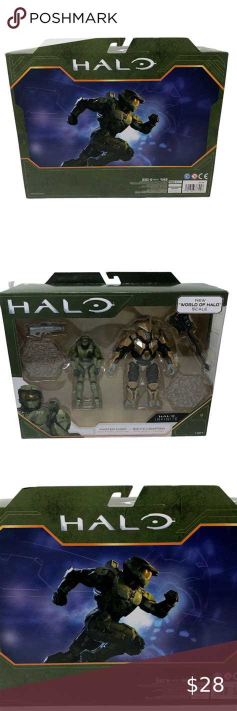 Halo Infinite World Of Halo 2 Pack ACTION FIGURES Master Chief Brute