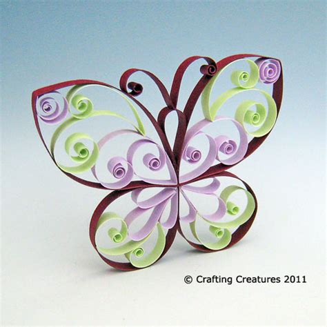 Paper Zen: Butterfly Quilling Pattern / Tutorial