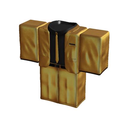 Golden Suit Open 1 0 Roblox Item Rolimon S