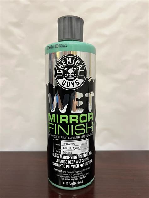 Chemical Guys Wet Mirror Finish Gloss Magnifying Glaze Oz Ebay