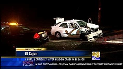 Driver Arrested For Dui After Causing Head On Crash In El Cajon