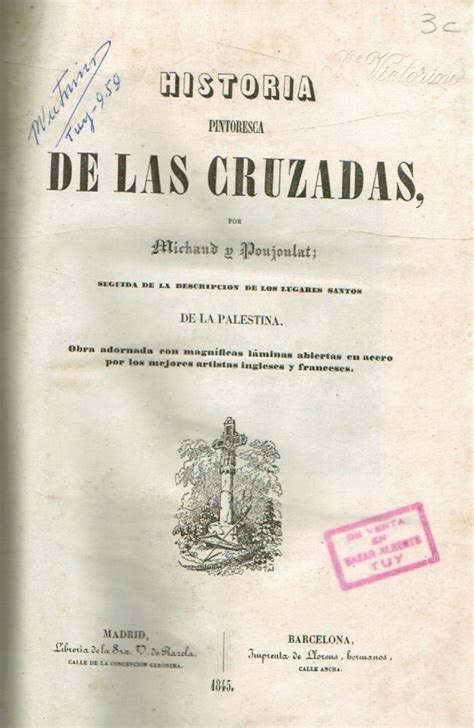 Historia Pintoresca De Las Cruzadas Livraria Santiago