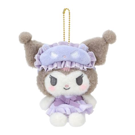 Plush Keychain Kuromi Sanrio Nakayoshi Pajamas Meccha Japan