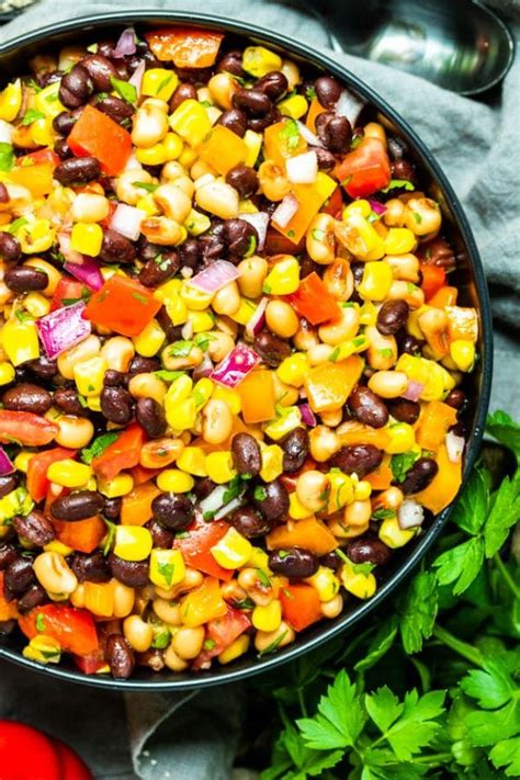 This Easy Cowboy Caviar Or Texas Caviar Is An Easy Black Bean Salad