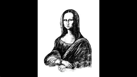 Artisticus 177 Mona Lisa Sketch Leonardo Da Vinci Digital Art