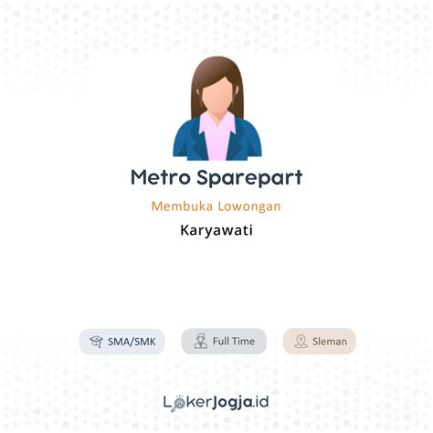 Lowongan Kerja Karyawati Di Metro Sparepart LokerJogja ID