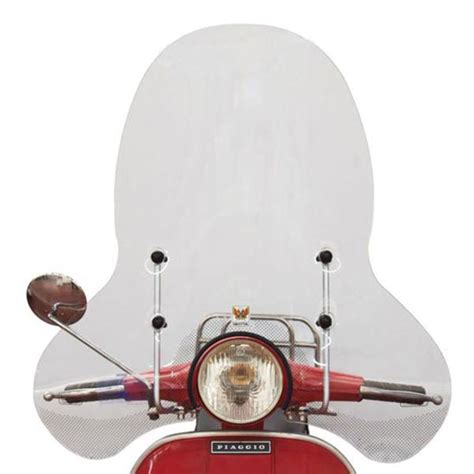 Isotta High Transparent Windscreen Piaggio Vespa Pe 200 Sc4155b