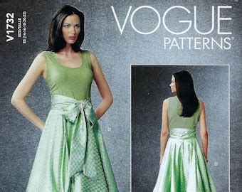 Vogue Skirt Pattern Etsy