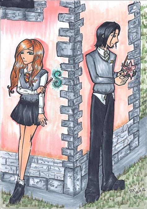 Severus Snape And Lily Evans By Kakerutamaki On Deviantart Snape And