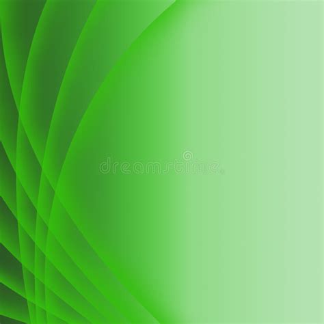 Fondo Abstracto De La Onda Verde Stock De Ilustración Ilustración De