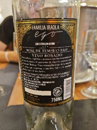 La Mansa Wine Estates Ego Corazon Negro Ros De Tempranillo Edici N