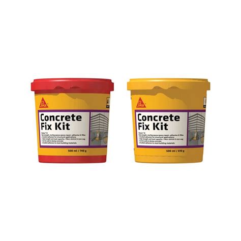 Sika L High Strength Epoxy Repair Adhesive Concrete Fix Kit