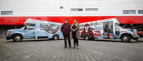 Seaspan Celebrates Delivery Of Two Electric Shuttle Buses Wrapped With