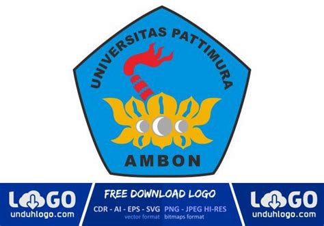 Logo Unpatti Ambon Ulwan Gambar