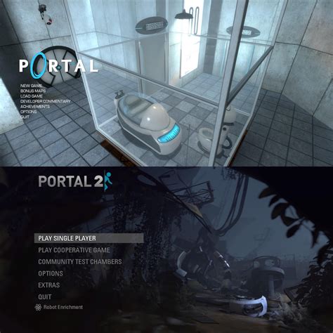 The Portal Menus Which One Did You Like More Rgaming