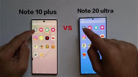 Samsung Galaxy Note 10 Plus Vs Samsung Galaxy Note 20 Ultra Speed Test Youtube