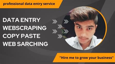 Do Data Entry Web Scraping Copy Paste Web Research By Samkhan763