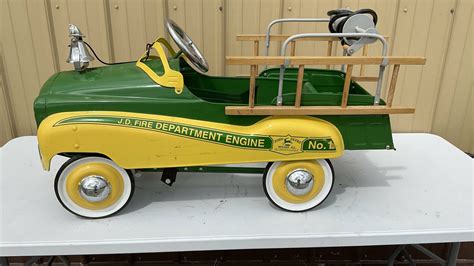 John Deere Fire Engine Pedal Car At Gone Farmin Fall Premier 2022 As Y11 Mecum Auctions