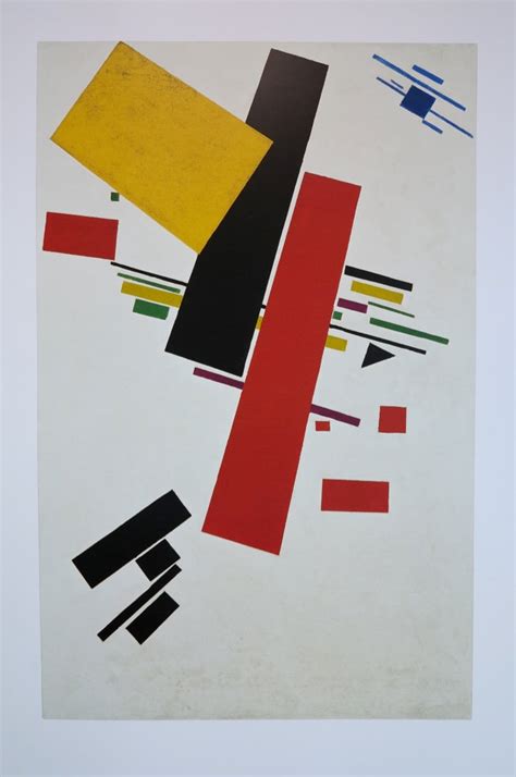 Kazimir Malevich Exhibition Poster Suprematist Composition No