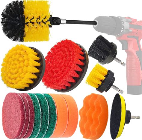 Zlpbao Brosse Perceuse Pi Ces Brosse Perceuse Nettoyage Combin S