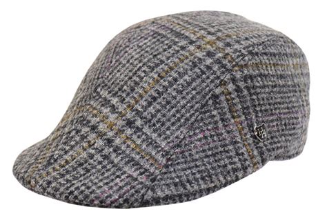 Kently Overcheck English Tweed Duckbill Cap Hills Hats