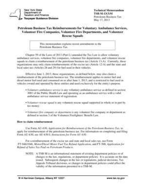 Fillable Online Tax Ny TSB M 13 3 S 5 13 Petroleum Business Tax